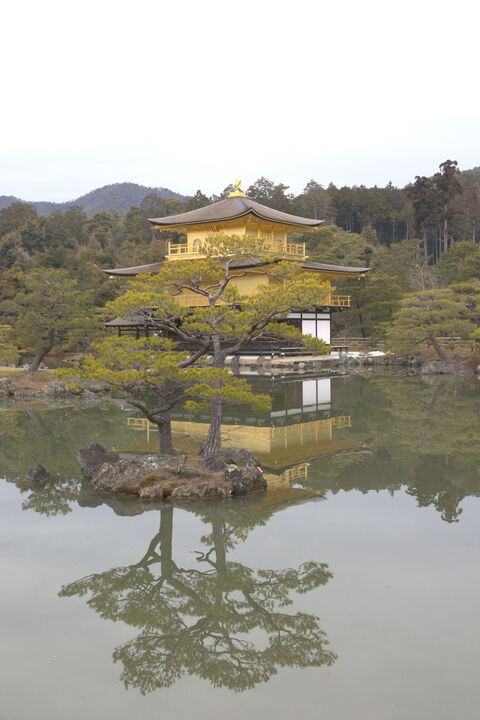 KYOTO - Kinkakujicho Golden pavilion - Shariden Kinkaku
