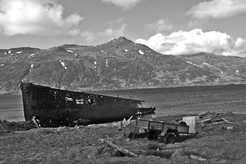Djüpavik Ship wreck close to herring factory
